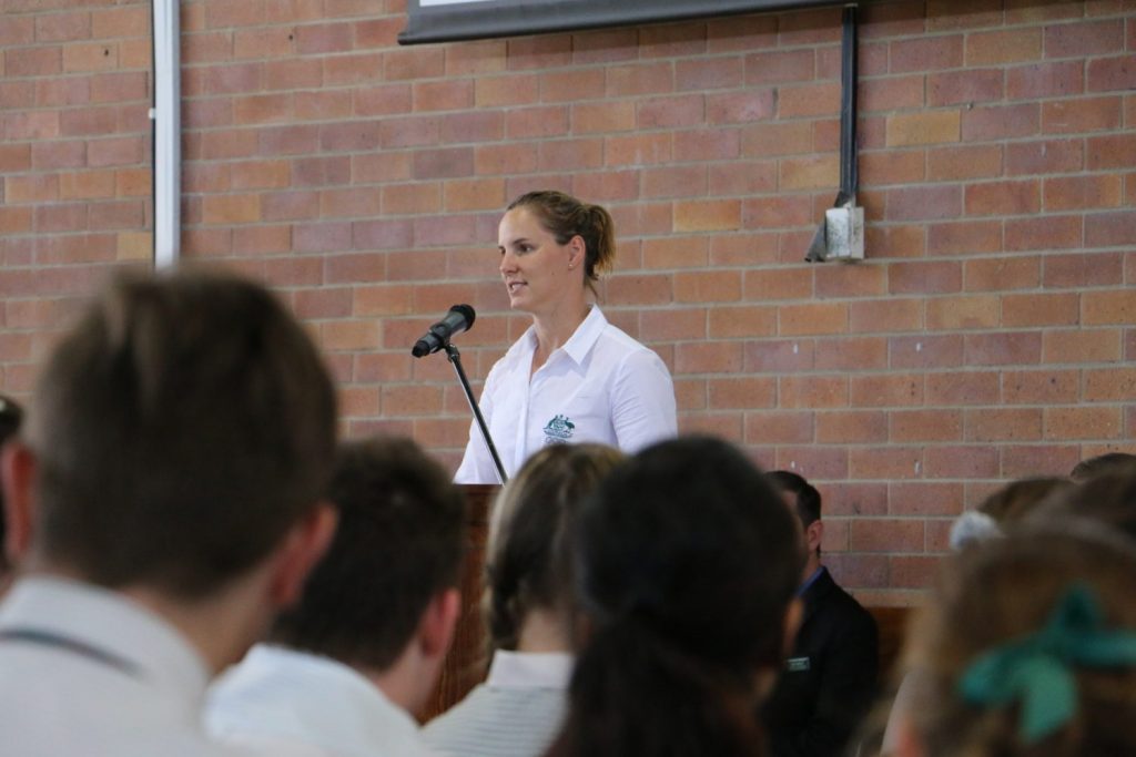 Term 4 Extra-curricular assembly + Bronte Campbell