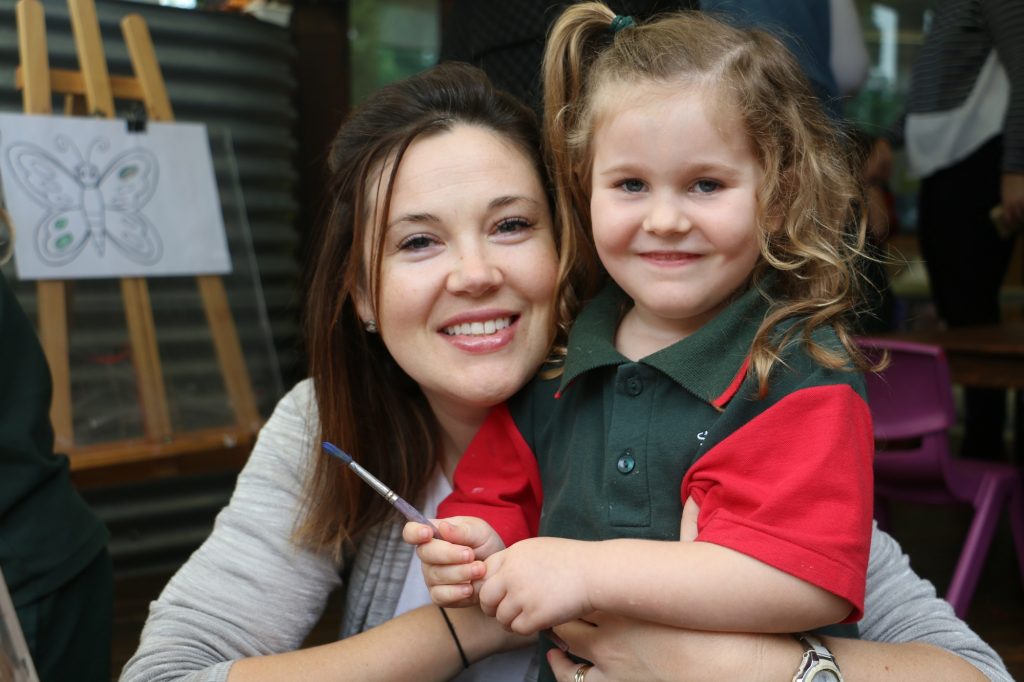 St Paul's School Pre-Prep mother and daughter