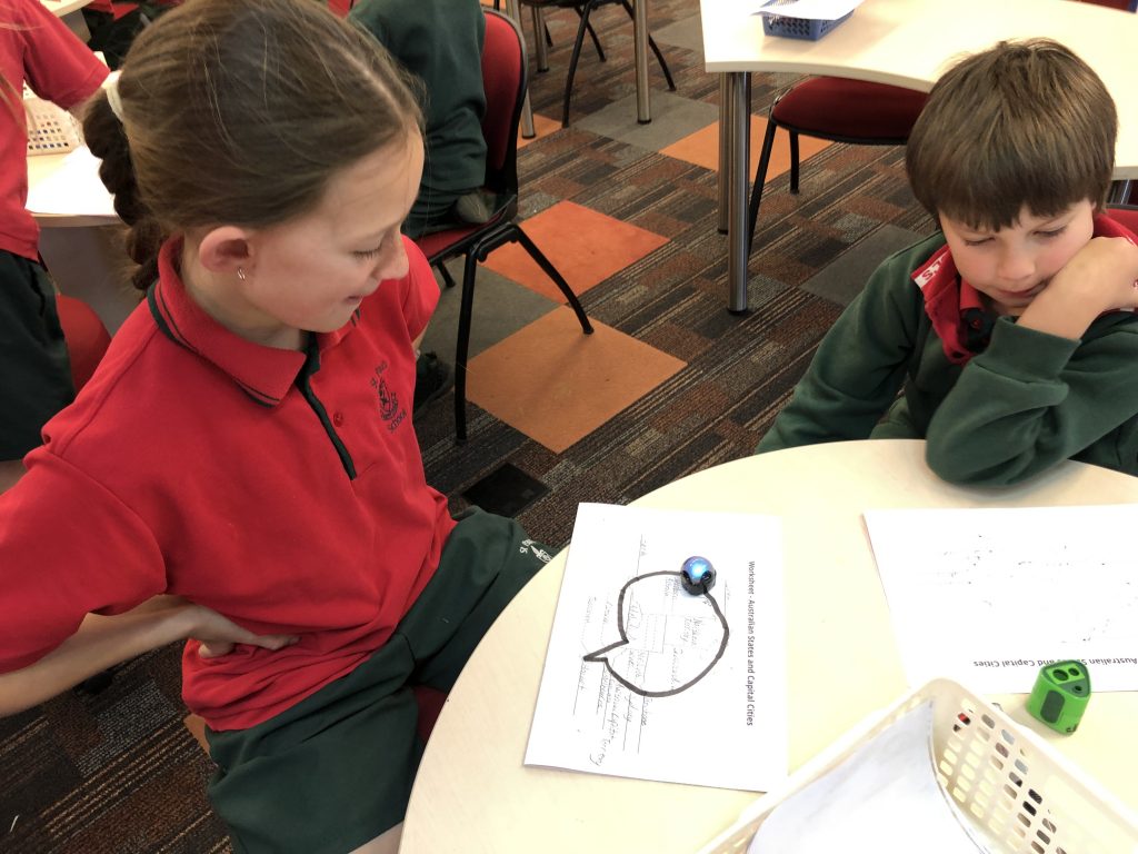 Year 3 Library Lesson - Ozobot Coding and Geography
